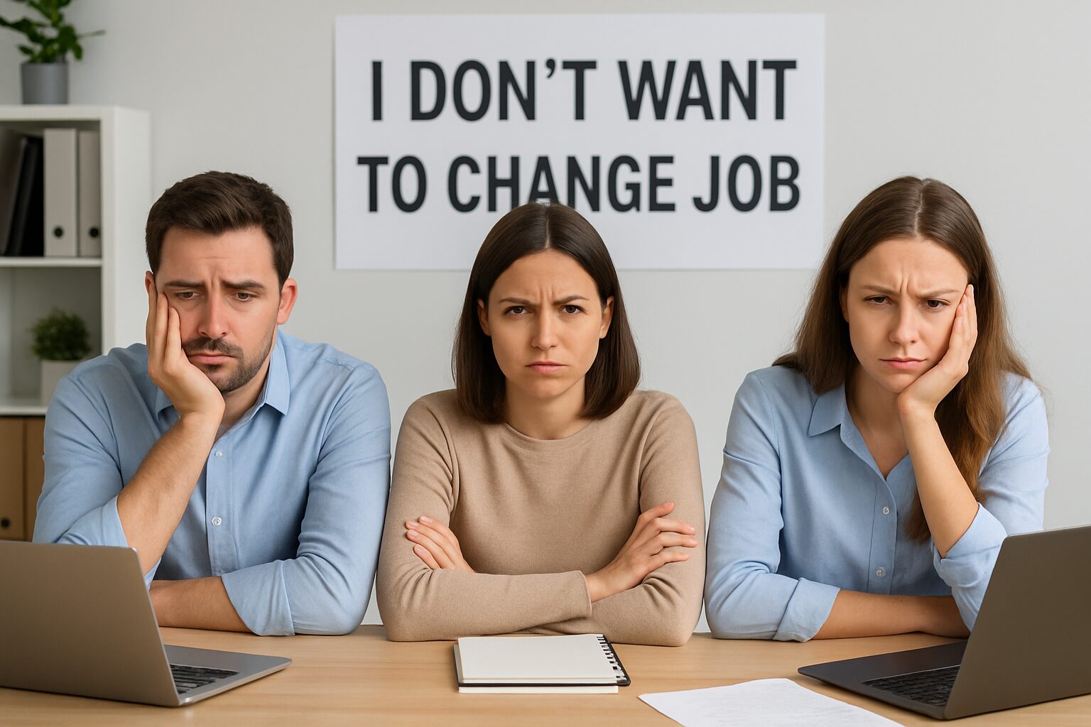 Employee don't want to change job