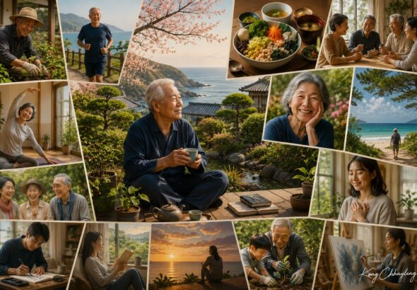 A serene East Asian lifestyle montage