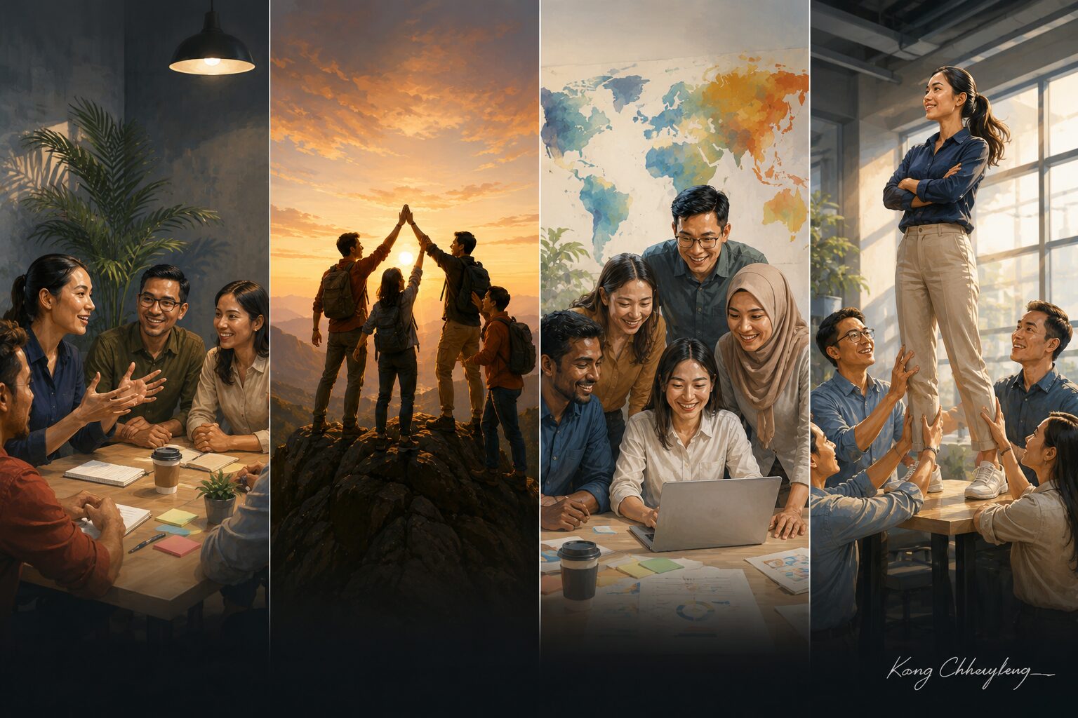 Teamwork in diverse settings