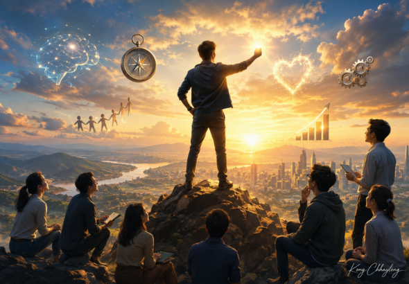 Visionary Leader at Sunrise