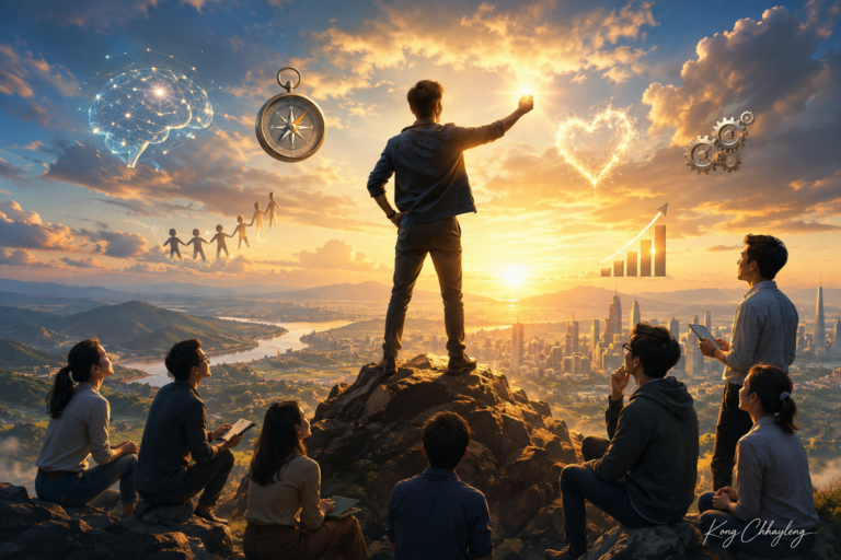 Visionary Leader at Sunrise